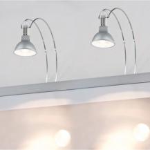 Paulmann 99908 Galeria LED Spiegelleuchte Assistent II 2700K Chrom - Assistance-Leuchte